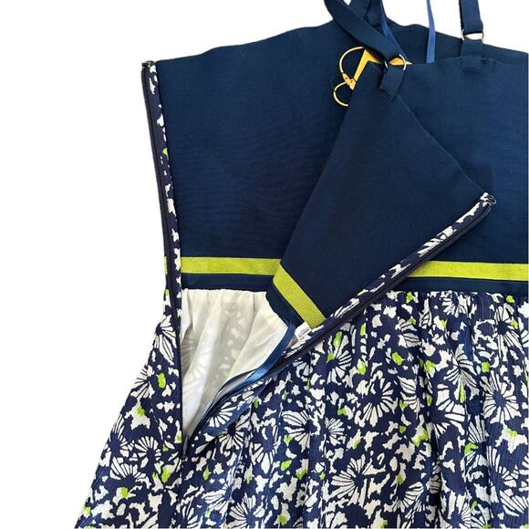 NWT Tanya Taylor Fifi Women's Maxi Dress in Confetti Navy Blue Size Medium - Picture 13 of 16